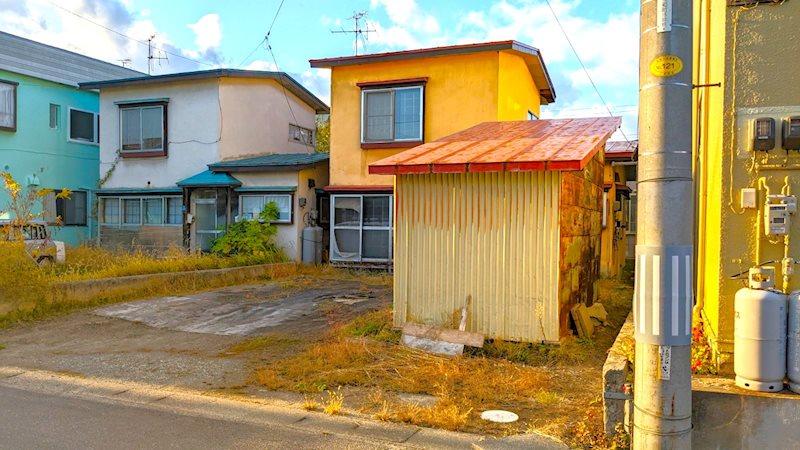 【ハシモトホーム売地】西滝三丁目 現地写真（前面道路含む現地写真）
