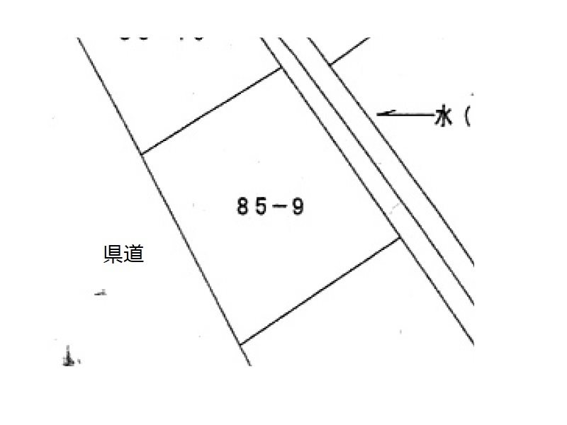 前九年1丁目　売地 間取図・土地図