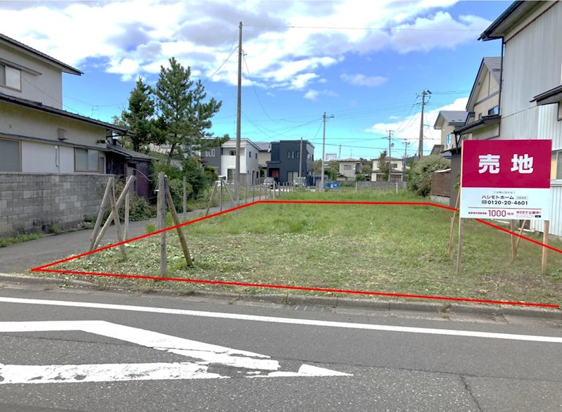 秋田市千秋中島町 A区画 (土地) 現地写真