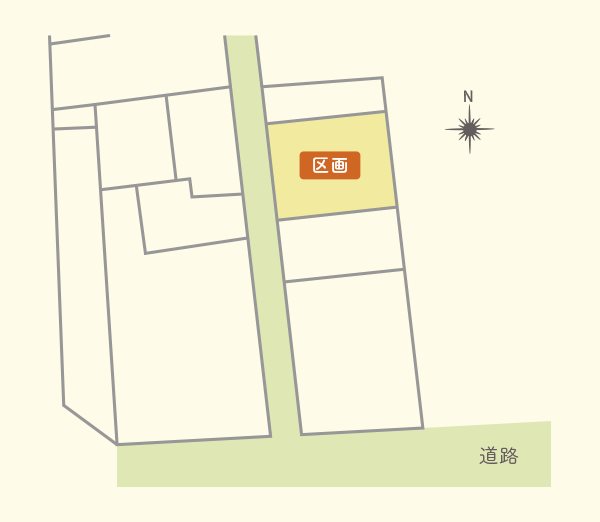 【ハシモトホーム売地】青柳一丁目　 区画図
