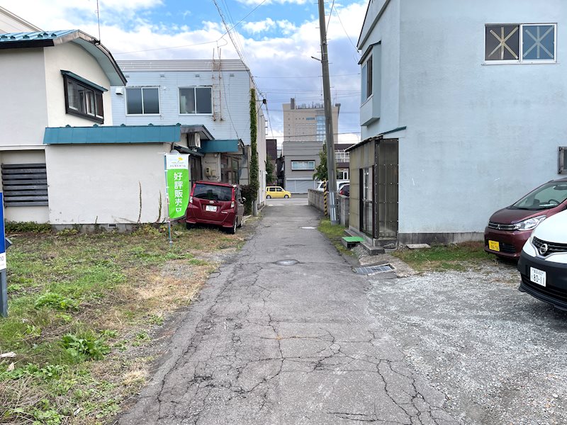 【ハシモトホーム売地】青柳一丁目　 現地写真（前面道路含む現地写真）
