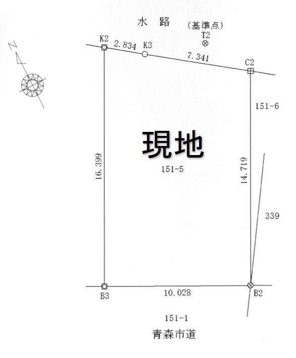 【ハシモトホーム売地】石江三好 間取図・土地図