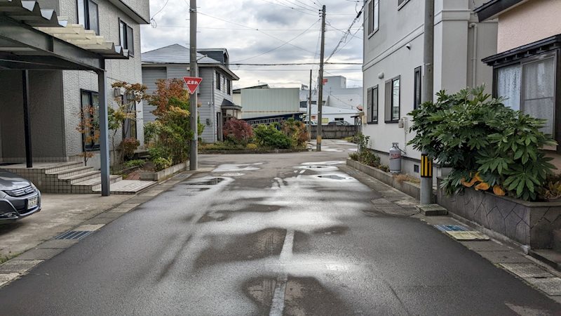 【ハシモトホーム売地】石江三好 現地写真（前面道路含む現地写真）
