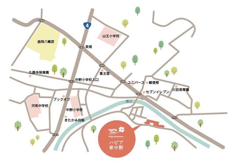 【ハシモトホーム】　ハピア東中野　区画No.10 間取図・土地図