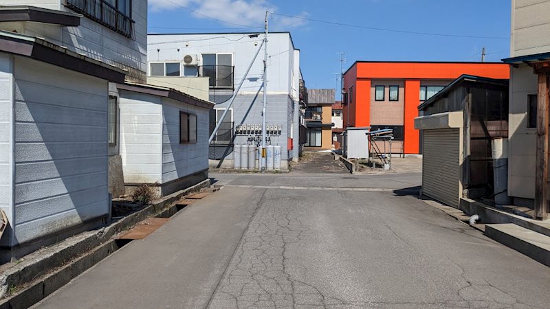 【ハシモトホーム売地】妙見2丁目Ａ 現地写真（前面道路含む現地写真）