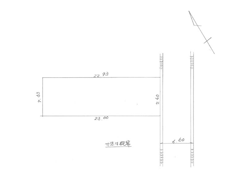 岩手県北上市二子町宿西１２６－１ 間取図・土地図