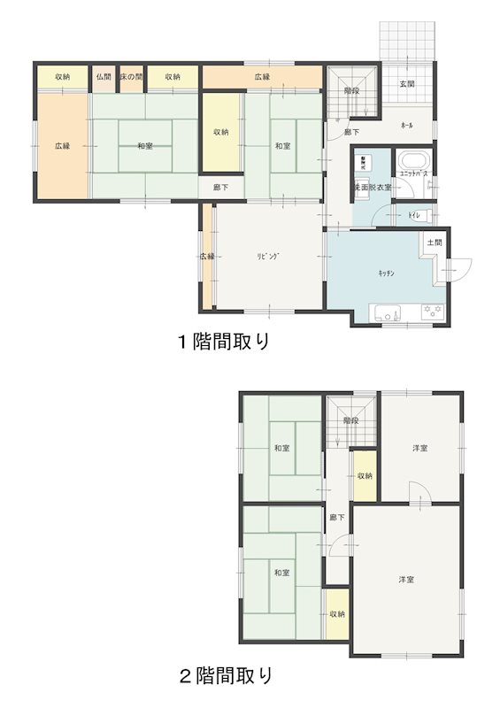 ♦八戸支店♦南部町福田あかね 間取図・土地図