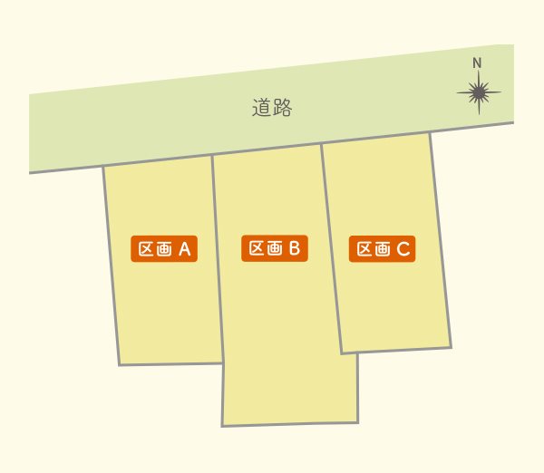 【ハシモトホーム売地】橋本3丁目A区画 間取り図