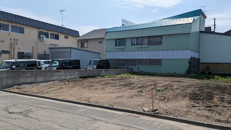 【ハシモトホーム売地】橋本3丁目C区画  現地写真（前面道路含む現地写真）