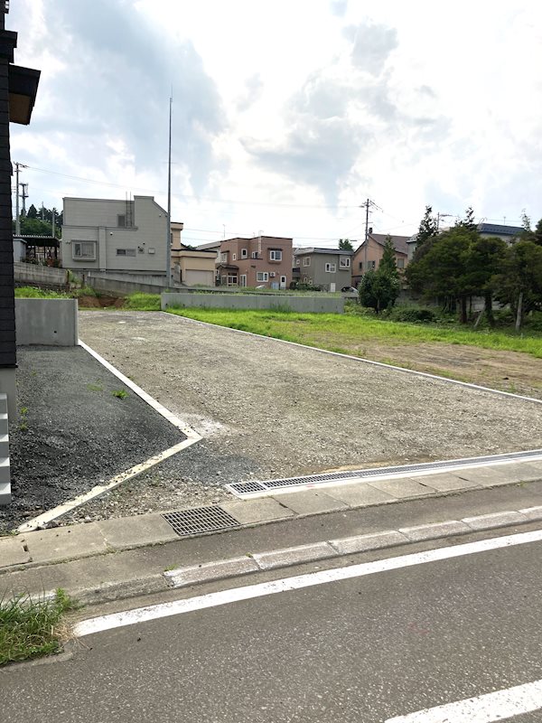 【ハシモトホーム売地】安田近野A 現地写真（前面道路含む現地写真）
