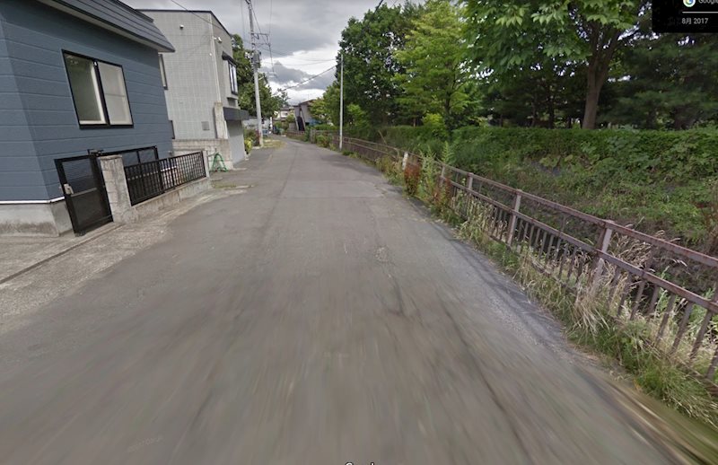 弘前市春日町土地 現地写真（前面道路含む現地写真）