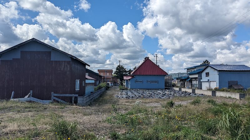 【ハシモトホーム売地】六枚橋磯打 現地写真（前面道路含む現地写真）