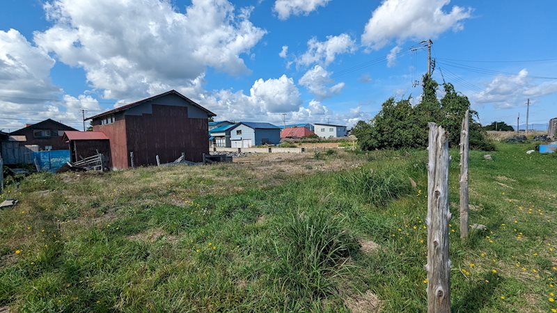 【ハシモトホーム売地】六枚橋磯打 現地写真（前面道路含む現地写真）