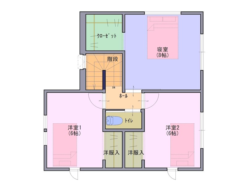 《八戸支店建売》八戸市柏崎三丁目25-33 間取図・土地図