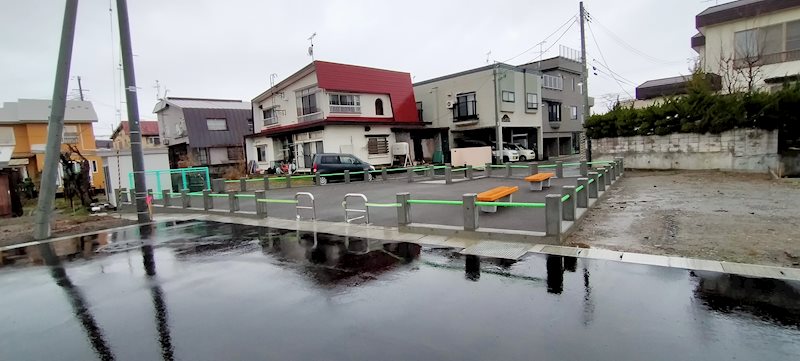 【ハシモトホーム売地】ハピア篠田3丁目№3 現地写真（前面道路含む現地写真）