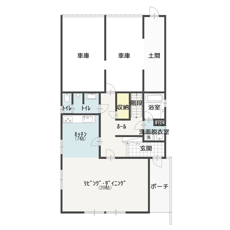 【ハシモトホーム】三内稲元中古住宅  間取図・土地図