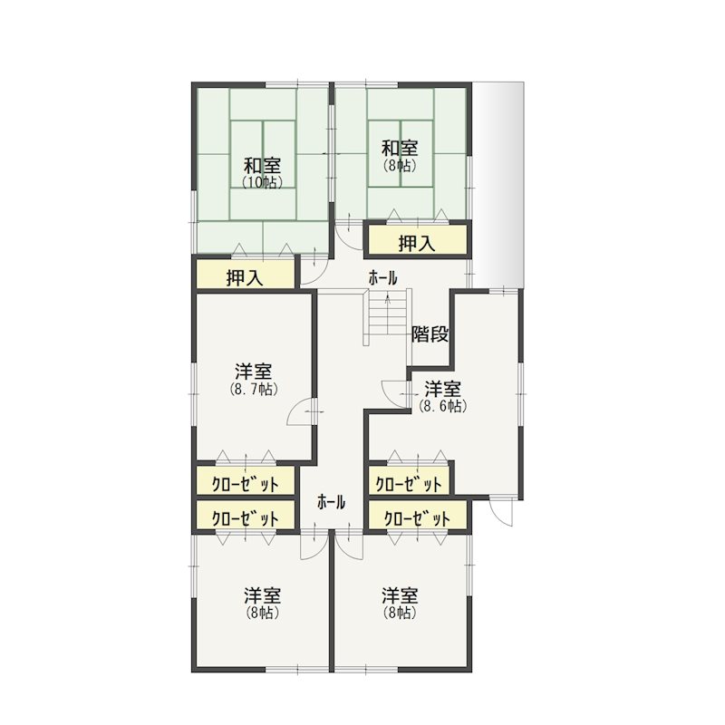 【ハシモトホーム】三内稲元中古住宅  間取図・土地図