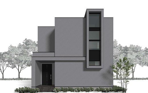 秋田市新屋松美ガ丘東町138-11 建物プラン例（パース・外観）