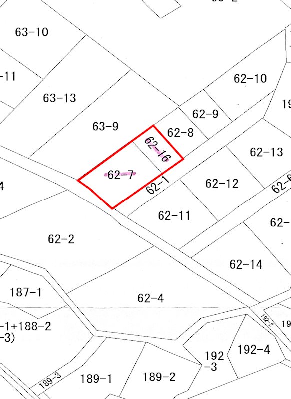 【ハシモトホーム売地】造道三丁目 間取図・土地図