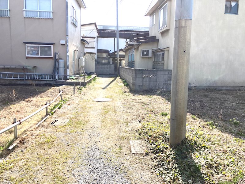 【ハシモトホーム売地】造道三丁目 現地写真（前面道路含む現地写真）