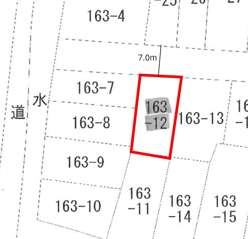 【ハシモトホーム売地】北金沢1丁目 間取図・土地図