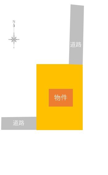 【ハシモトホーム売地】金沢三丁目 間取図・土地図