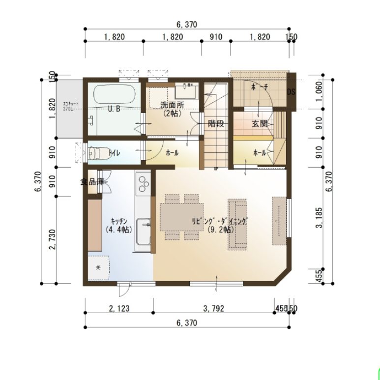 【ハシモトホーム】　青山1丁目建売住宅 間取図・土地図