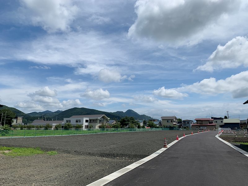大館市比内町扇田字上中島　分譲地（11区画） 現地写真