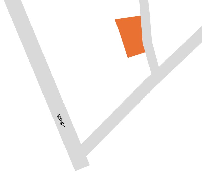 【ハシモトホーム売地】旭町一丁目 区画図