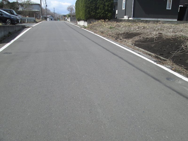 ♢八戸支店♢階上町蒼前東八丁目9番268 現地写真（前面道路含む現地写真）