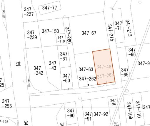 留が森 売地 間取図・土地図