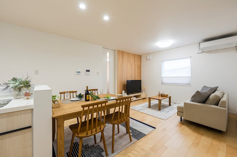 【ハシモトホーム未入居住宅】ハピア篠田モデルＨ 内観写真（リビング）