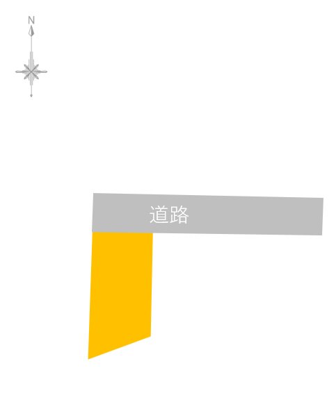 【ハシモトホーム売地】　旭町一丁目　 間取図・土地図