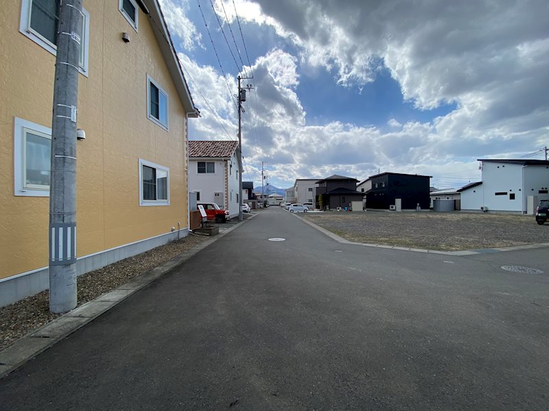 【ハシモトホーム】下太田下川原土地　No2 現地写真（前面道路含む現地写真）