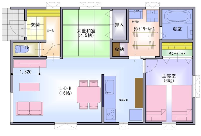 【価格改定】2700万円→2680万円　秋田市将軍野青山町183-4　【戸建】 間取図・土地図