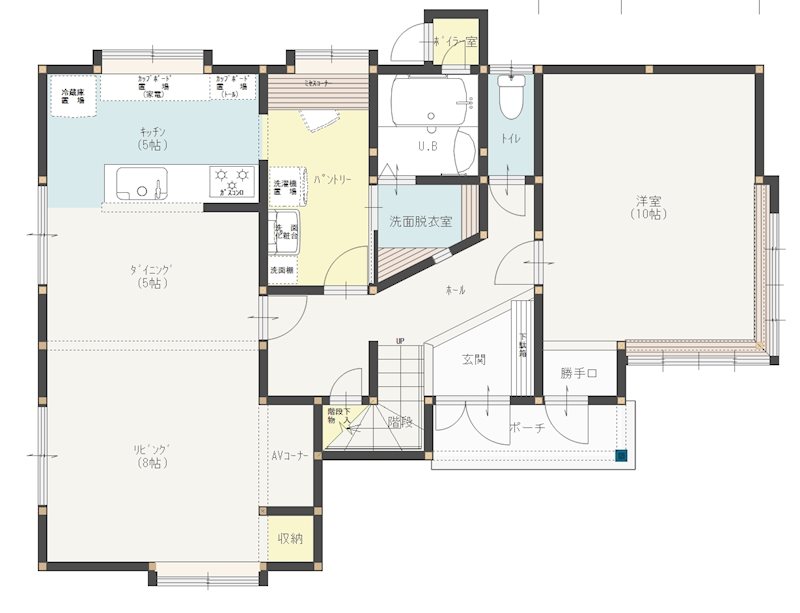 【八戸支店】八戸市白銀町字佐部長根_中古住宅 間取図・土地図