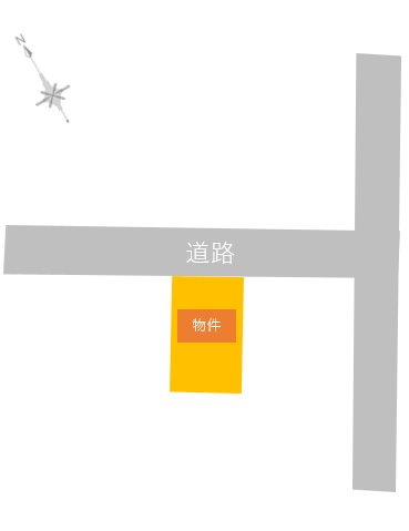 【ハシモトホーム売地】冨田五丁目 間取図・土地図
