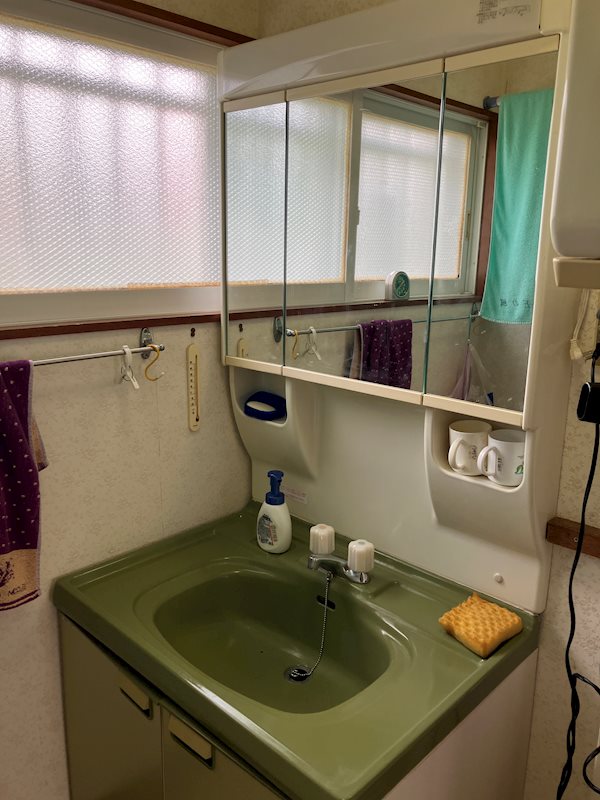 大館市池内字上野中古住宅 内観写真（洗面台・洗面所）