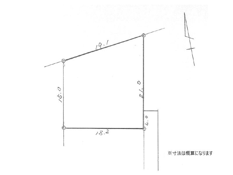下田　売地 間取図・土地図