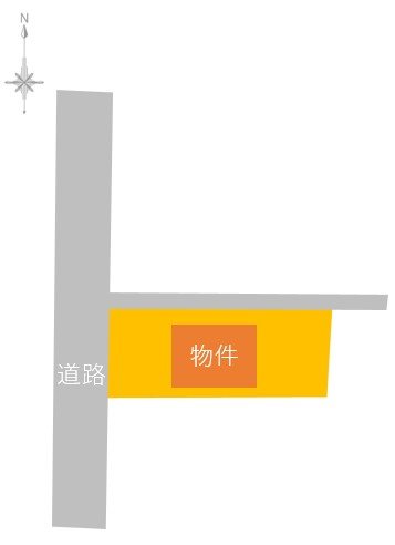 【ハシモトホーム売地】筒井桜川 間取図・土地図