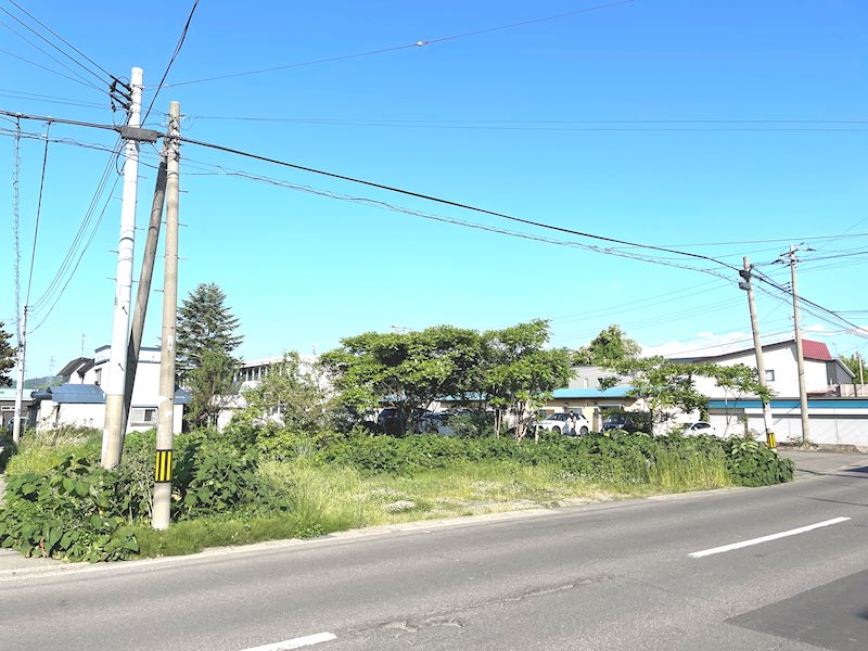 【ハシモトホーム売地】筒井桜川 現地写真（前面道路含む現地写真）