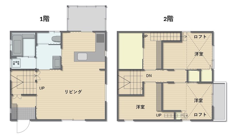 永井24地割 中古住宅 間取図・土地図
