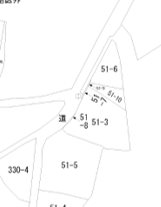 弘前市糠坪桜山売地 間取図・土地図