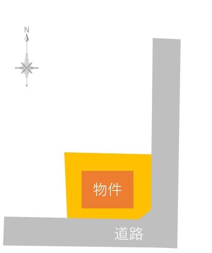 【ハシモトホーム売地】安田近野 間取図・土地図