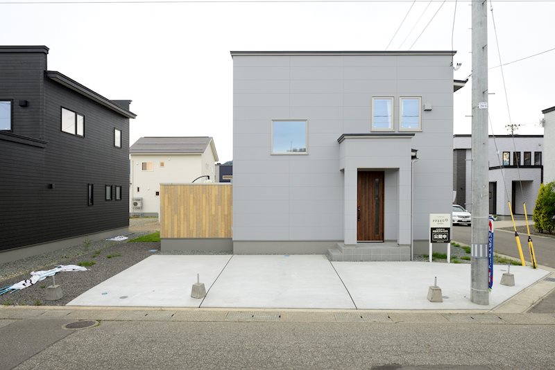 【分譲地】大仙市佐野町　ハピア佐野　C区画  建物プラン例（外観写真）