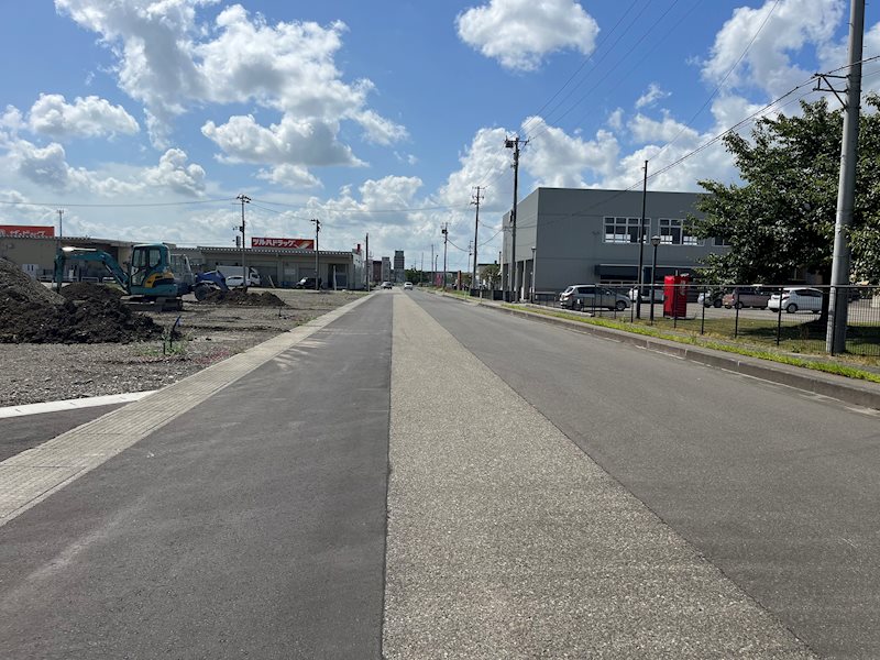 【分譲地】大仙市福田町＜ハピア福田＞　No.15  現地写真（前面道路含む現地写真）