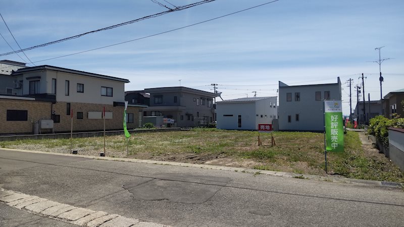 【分譲地】大曲住吉町　ハピア住吉　C区画  現地写真
