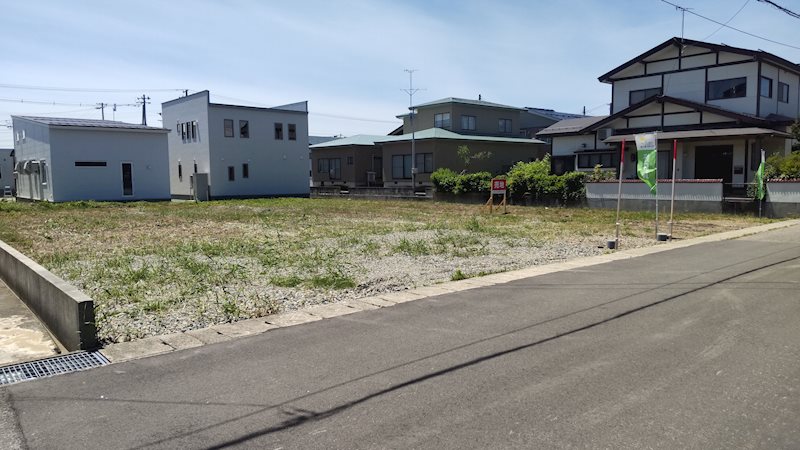 【分譲地】大曲住吉町　ハピア住吉　D区画  現地写真