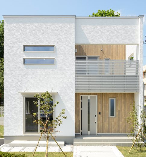 【分譲地】大曲住吉町　ハピア住吉　D区画  建物プラン例（外観写真）