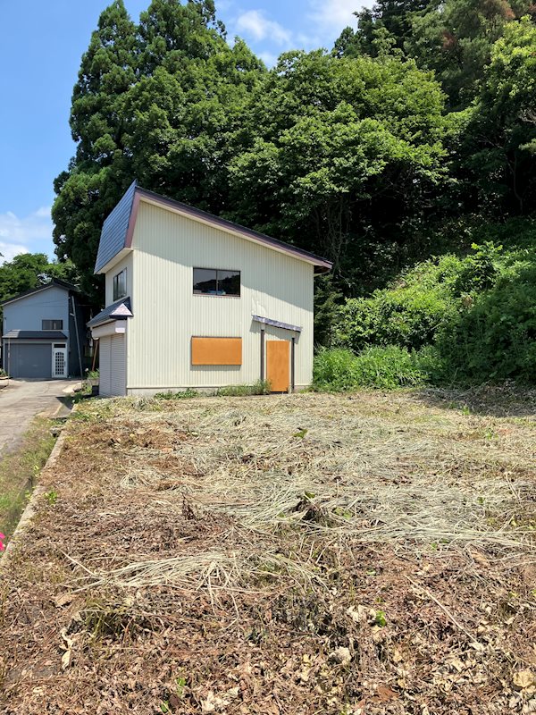 横手市安田字ブンナ沢　土地 現地写真